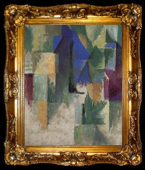 framed  Delaunay, Robert Several Window, ta009-2